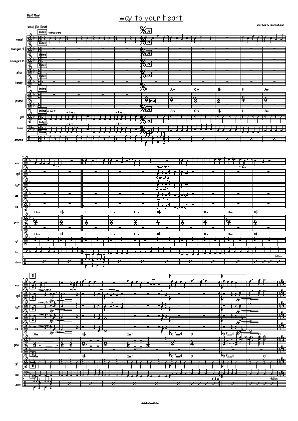 hkmusic noten *** way to your heart